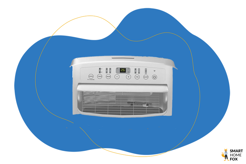 Bedienfeld der mobilen Klimaanlage Comfee Smartcool von Lidl im Test